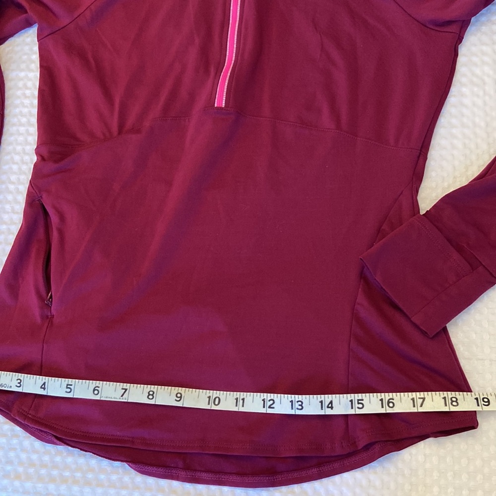 SOLD! ATHLETA “MALIBU” Half Zip Front Running Hiking Top Jacket Size Small - Picture 15 of 16